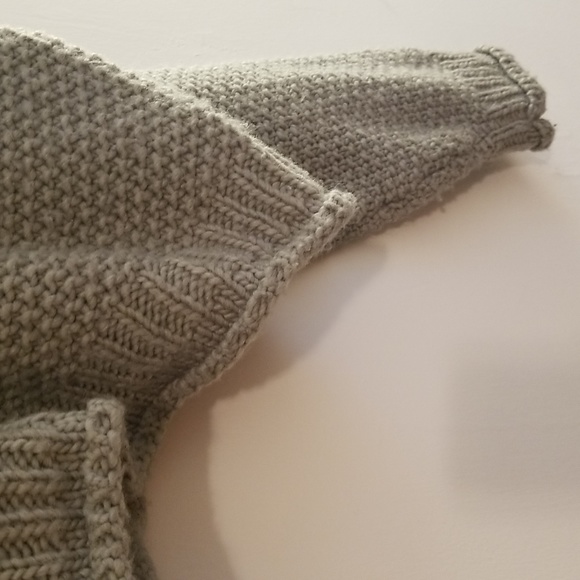 Moth (Anthropologie) Gray Cowl Neck slouchy sweater - Picture 6 of 8